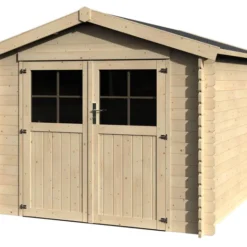 Abri de jardin bois – 7,88 m² – Épaisseur 28 mm